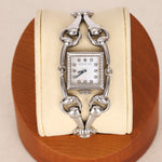 Gucci Silver Diamond Bezel Watch
