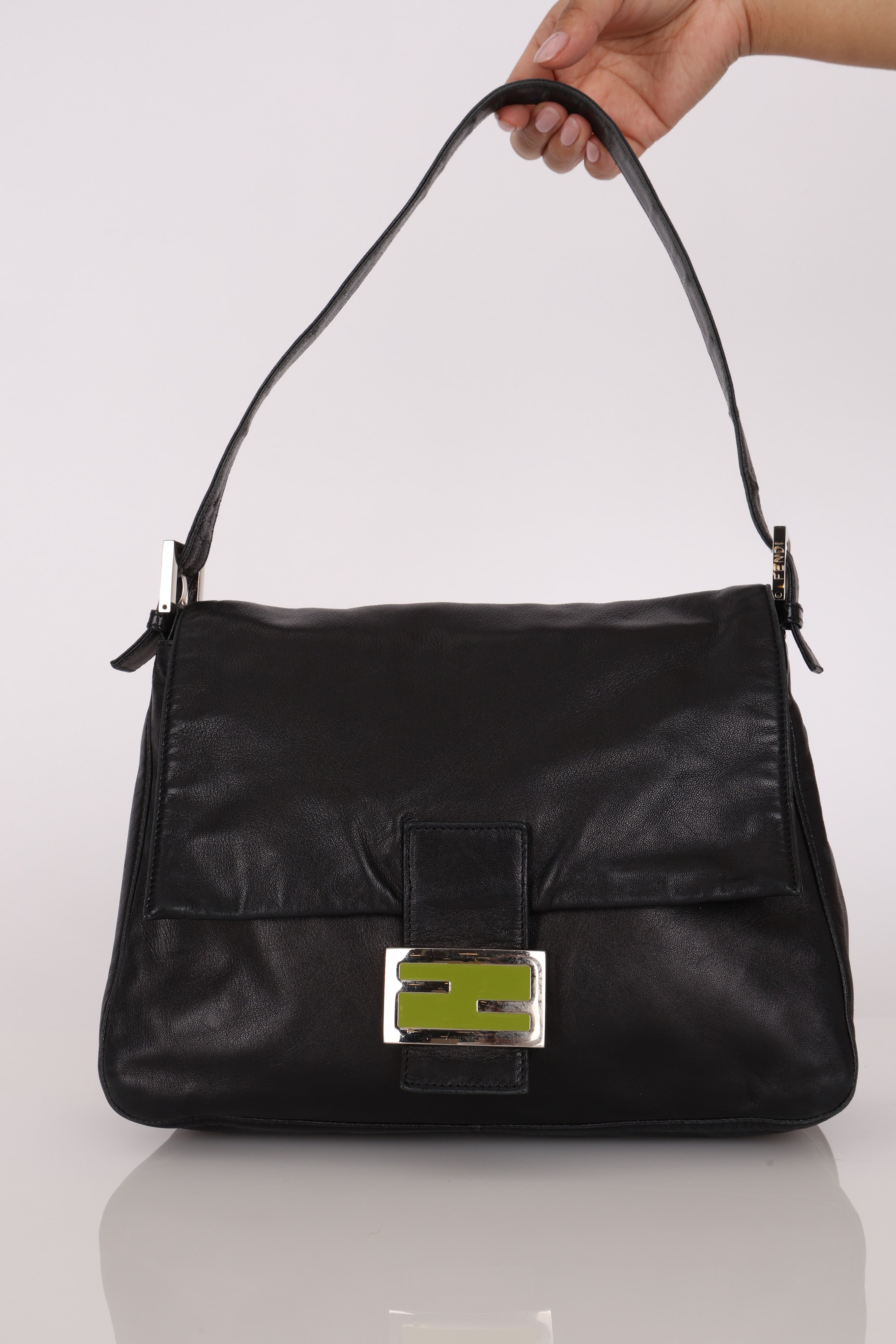 Fendi Leather Mama Baguette Bag