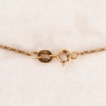 18K Yellow Gold Citrine and Diamond Crab Charm Necklace