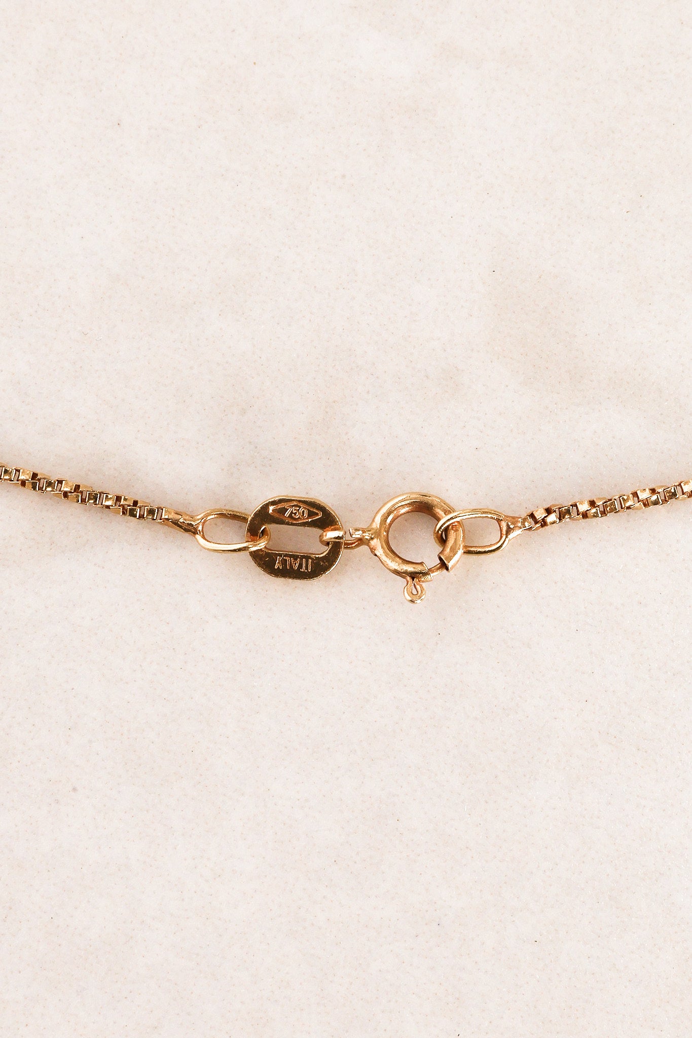 18K Yellow Gold Citrine and Diamond Crab Charm Necklace