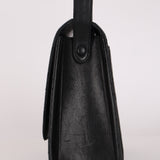Chanel Kelly Shoulder Bag Black Lambskin 24K GP