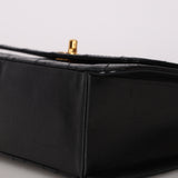Chanel Kelly Shoulder Bag Black Lambskin 24K GP