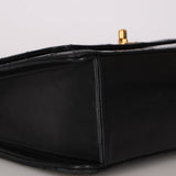 Chanel Kelly Shoulder Bag Black Lambskin 24K GP