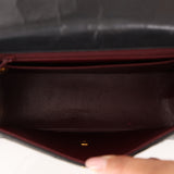 Chanel Kelly Shoulder Bag Black Lambskin 24K GP