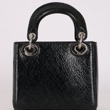 Dior Mini Lady Jeweled Swan Ceramic Effect Deerskin