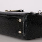 Dior Mini Lady Jeweled Swan Ceramic Effect Deerskin