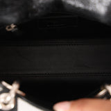 Dior Mini Lady Jeweled Swan Ceramic Effect Deerskin