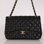 Chanel Jumbo Classic Double Flap Black Lambskin GHW