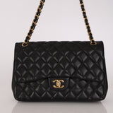 Chanel Jumbo Classic Double Flap Black Lambskin GHW