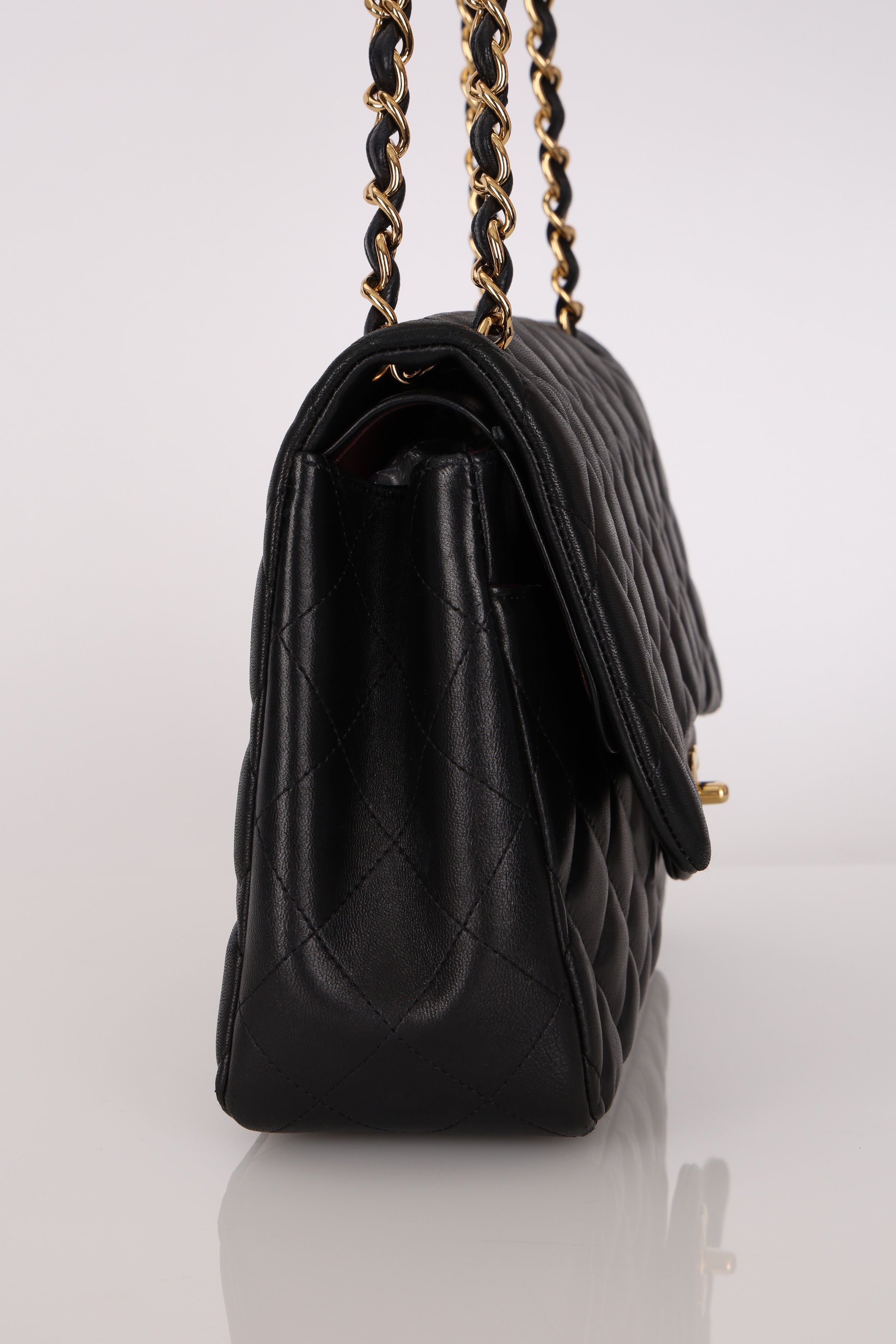 Chanel Jumbo Classic Double Flap Black Lambskin GHW