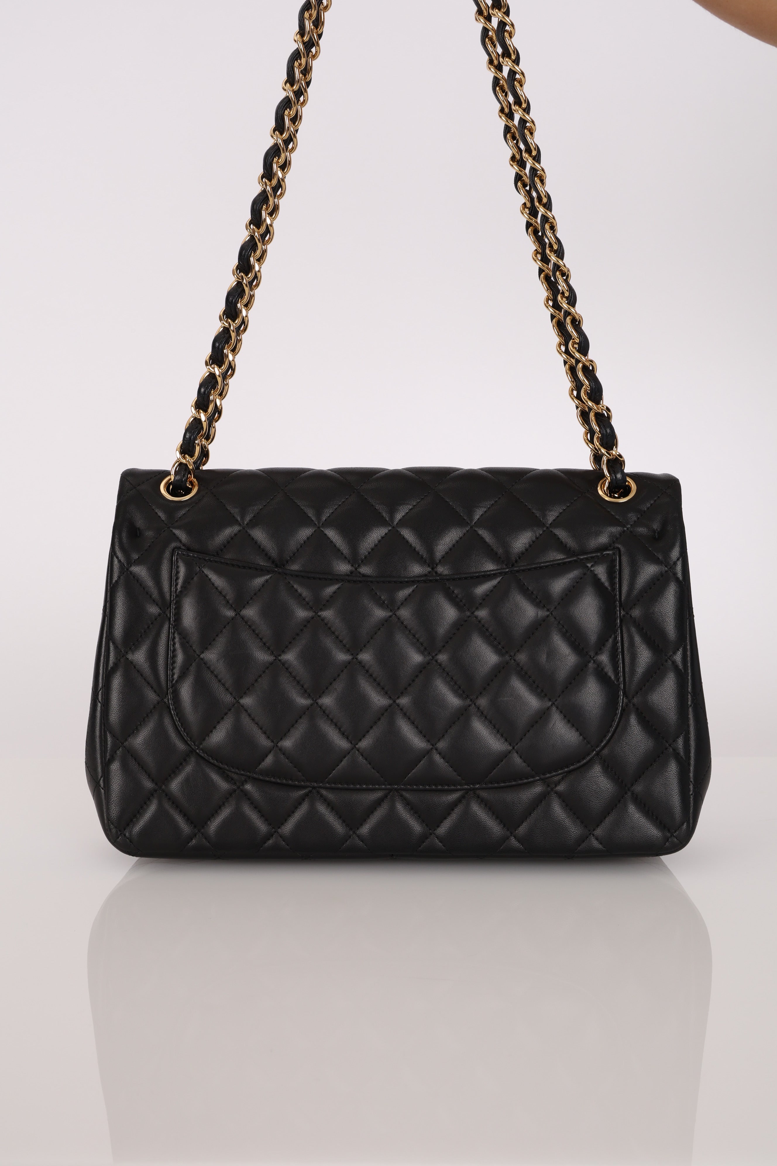 Chanel Jumbo Classic Double Flap Black Lambskin GHW