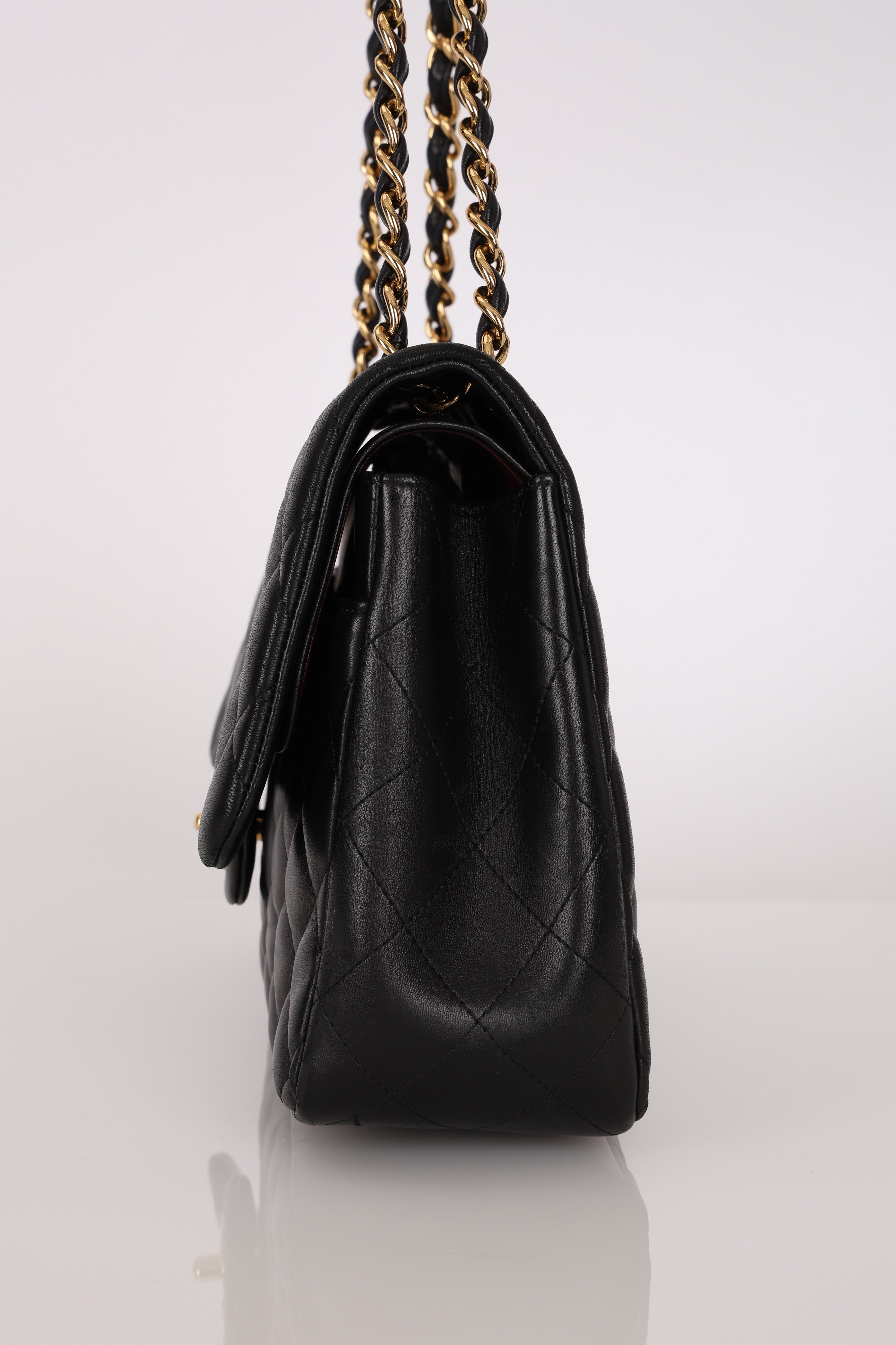 Chanel Jumbo Classic Double Flap Black Lambskin GHW
