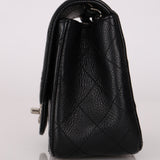 Rare Chanel Mini Square Flap Black Caviar SHW