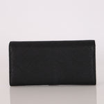 Chanel Thread Around Long Wallet Black Caviar CGHW
