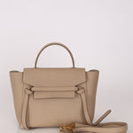 Celine Micro Belt Bag Taupe Grained Calfskin