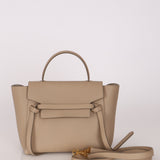 Celine Micro Belt Bag Taupe Grained Calfskin