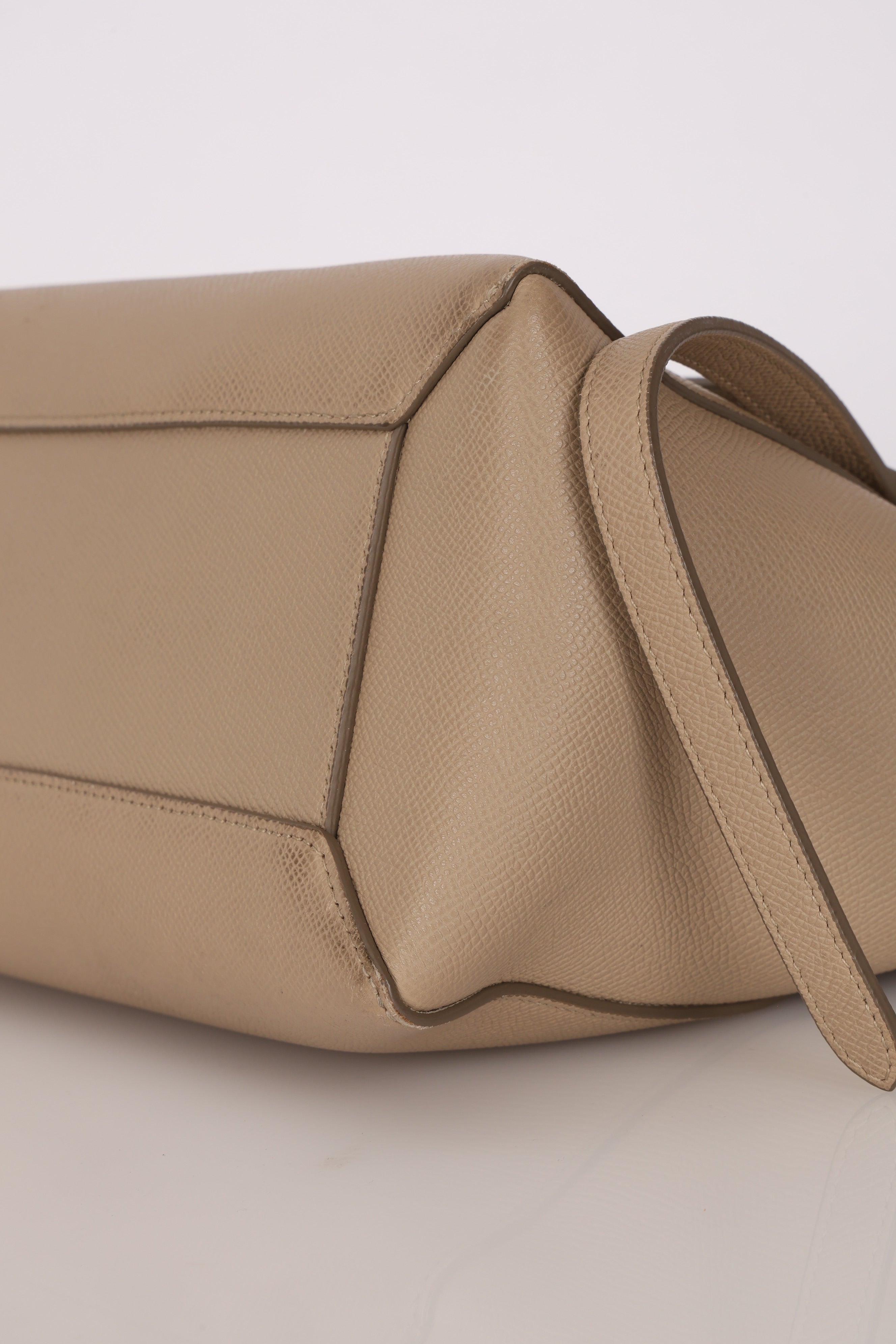 Celine Micro Belt Bag Taupe Grained Calfskin