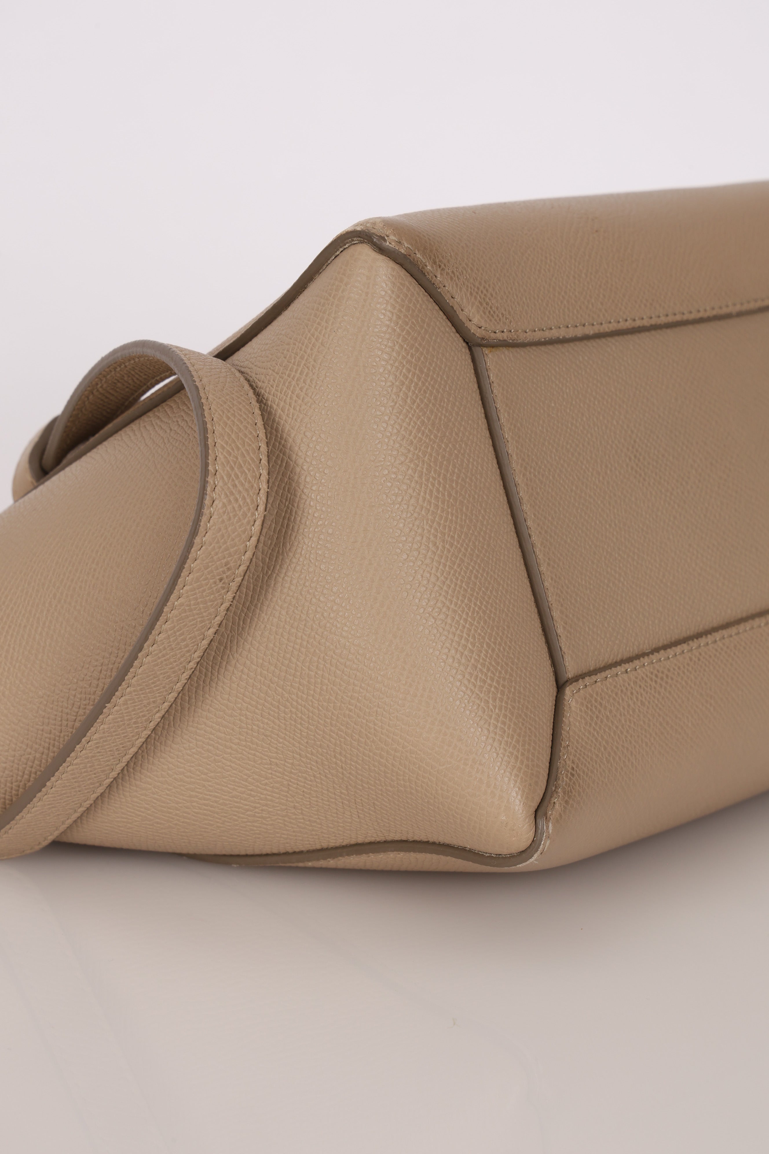 Celine Micro Belt Bag Taupe Grained Calfskin