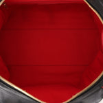 Chanel Stitched CC Bowling Bag Black Calfskin AGHW
