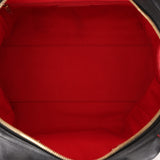 Chanel Stitched CC Bowling Bag Black Calfskin AGHW
