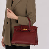 Hermès Birkin 30 Rouge Epsom 2006 GHW