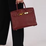 Hermès Birkin 30 Rouge Epsom 2006 GHW
