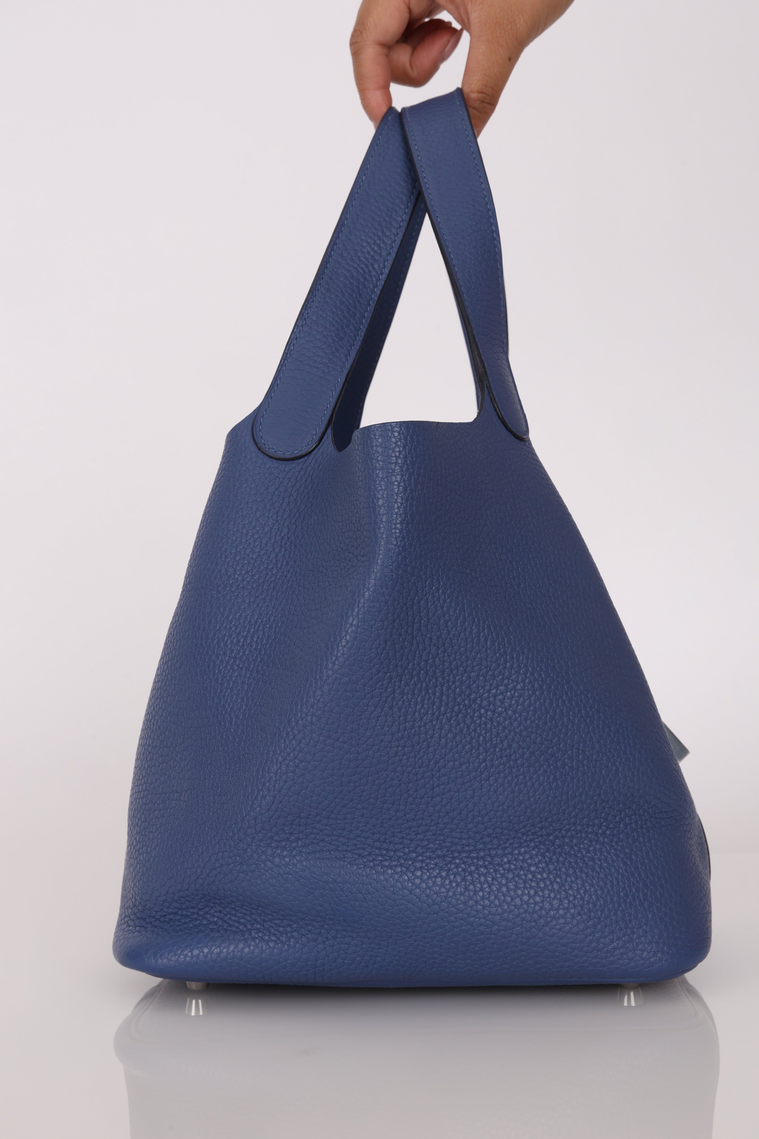 Hermès Picotin 22 Bleu Togo PHW