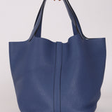 Hermès Picotin 22 Bleu Togo PHW