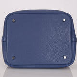 Hermès Picotin 22 Bleu Togo PHW