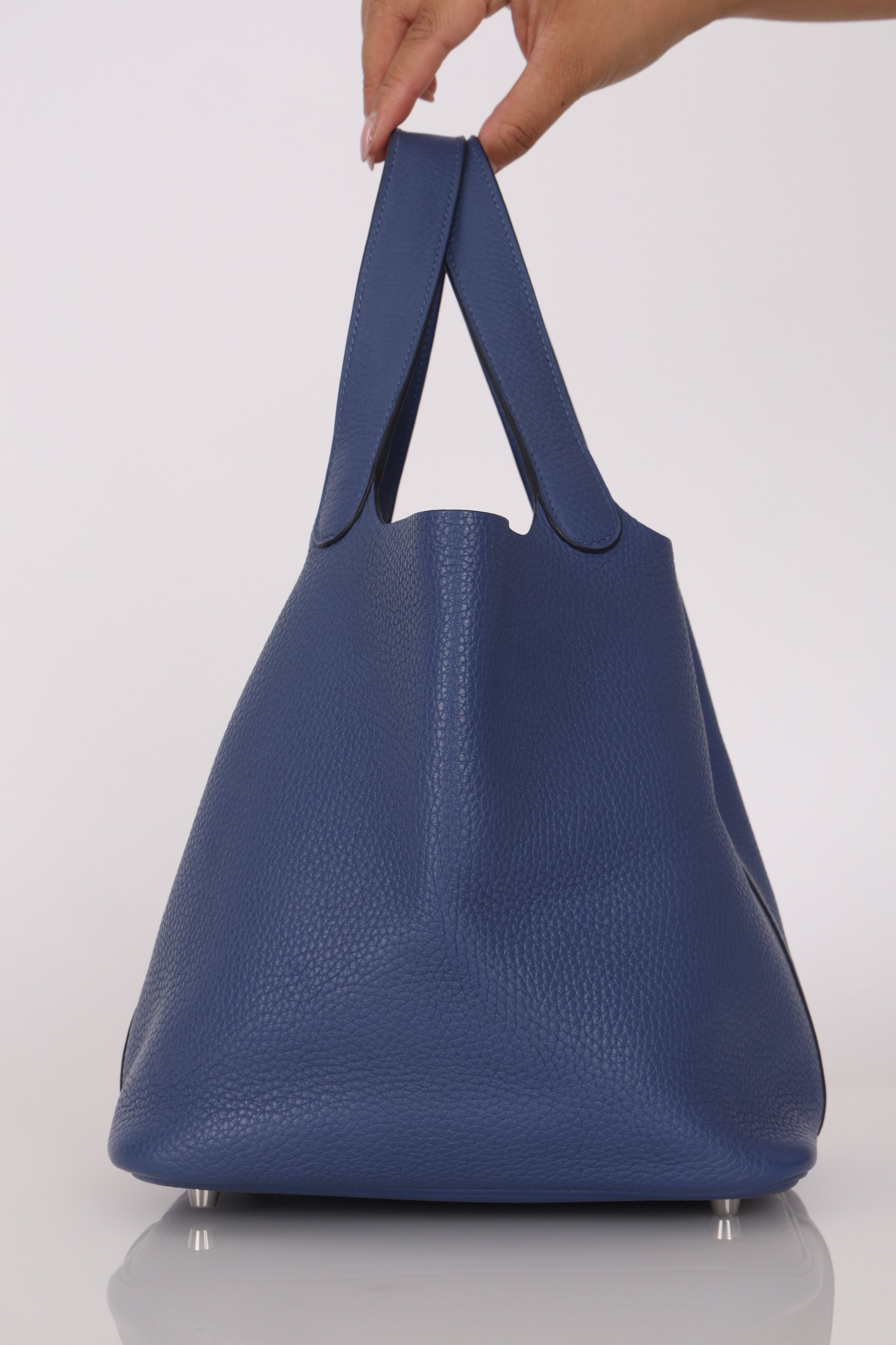 Hermès Picotin 22 Bleu Togo PHW