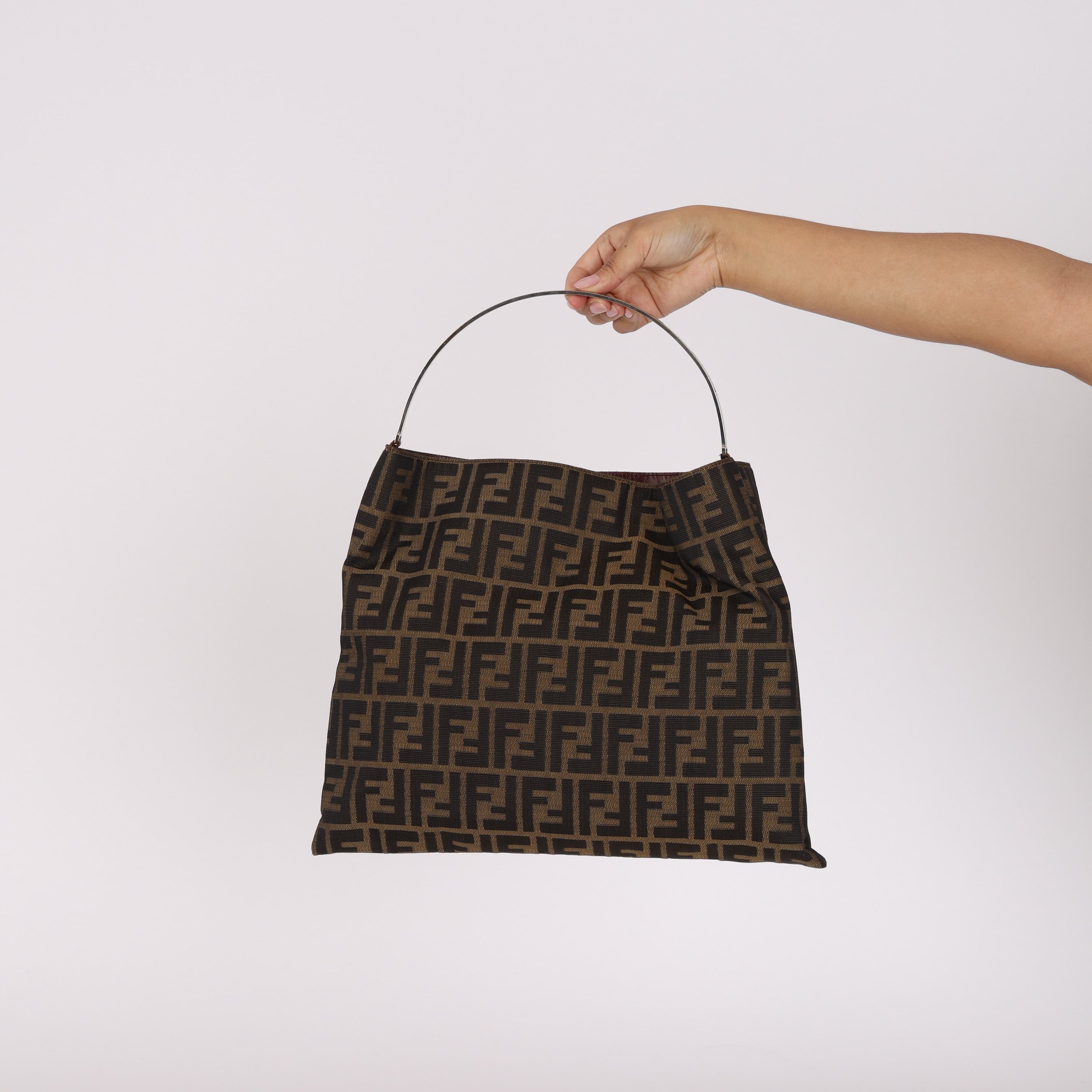 Fendi Zucca Top Handle Bag