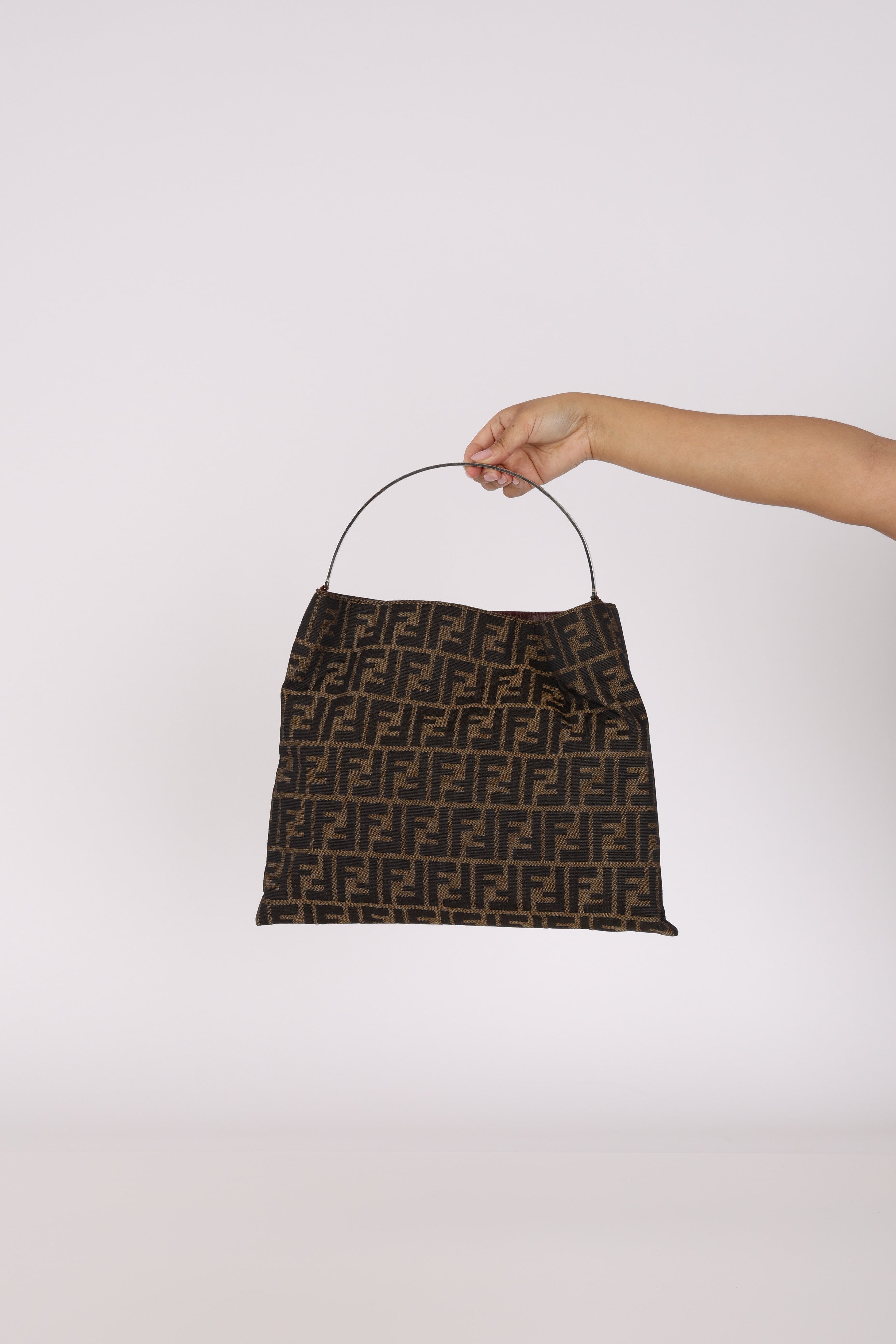 Fendi Zucca Top Handle Bag
