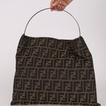 Fendi Zucca Top Handle Bag
