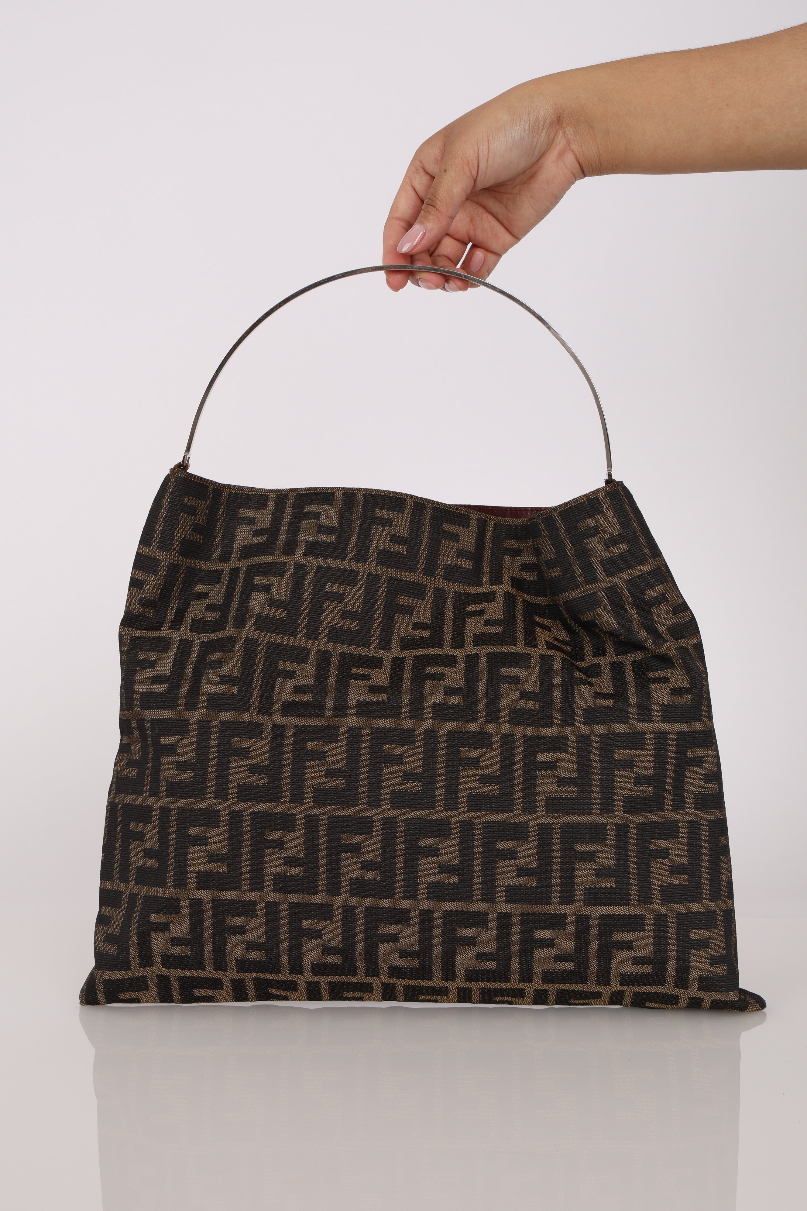 Fendi Zucca Top Handle Bag