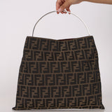 Fendi Zucca Top Handle Bag