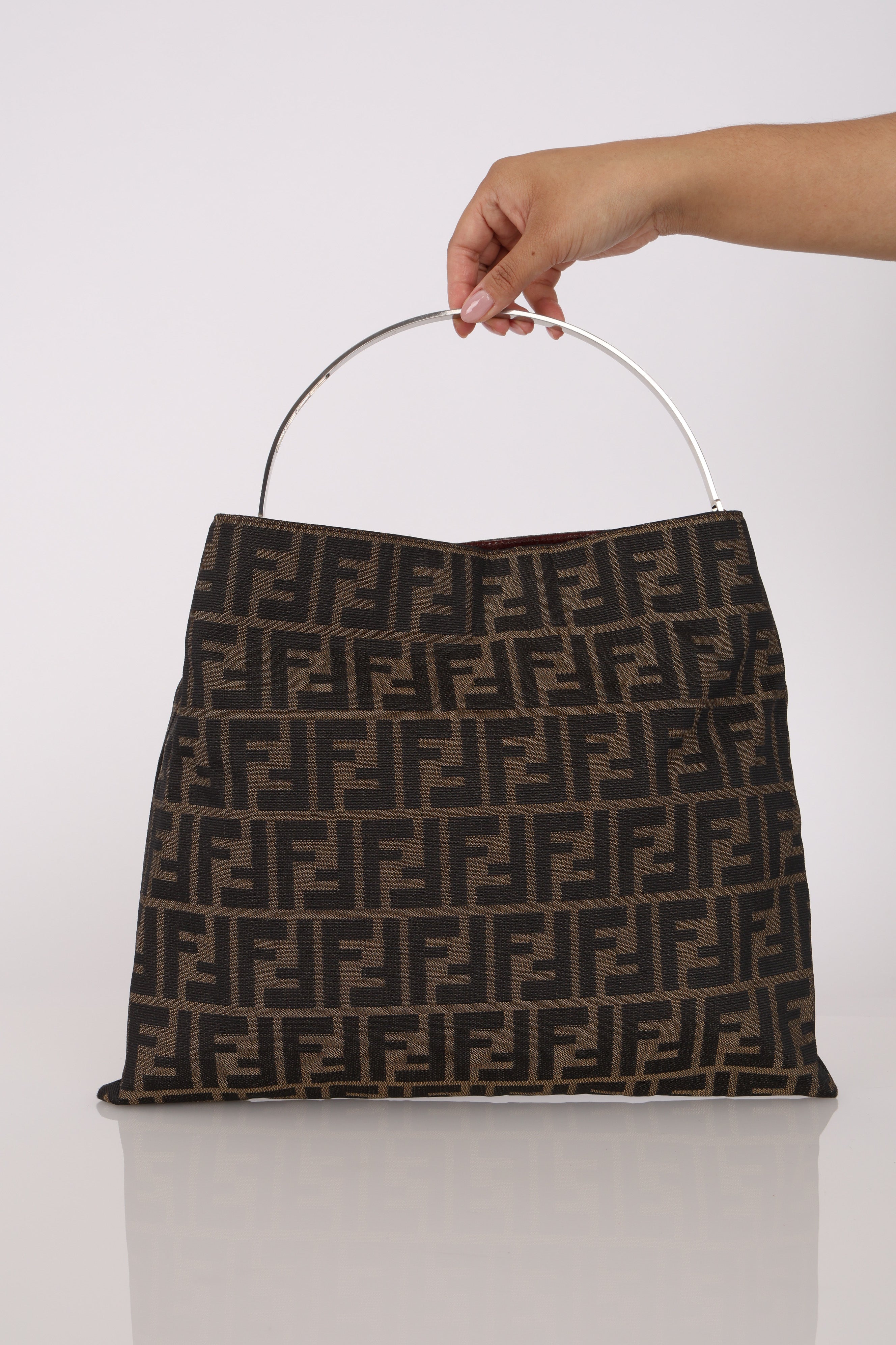 Fendi Zucca Top Handle Bag