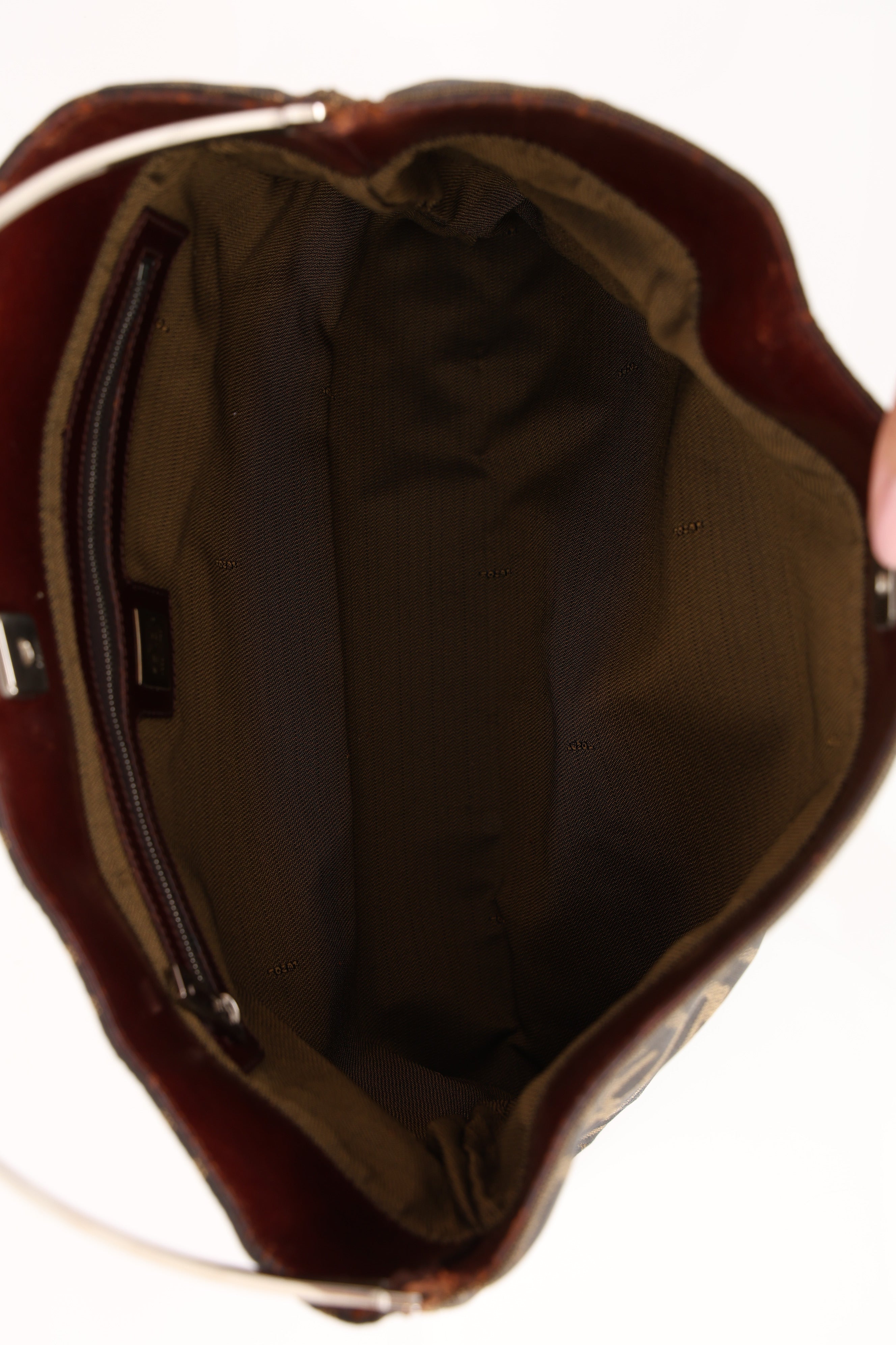 Fendi Zucca Top Handle Bag