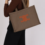 Celine Large Cabas Thais Tote Canvas