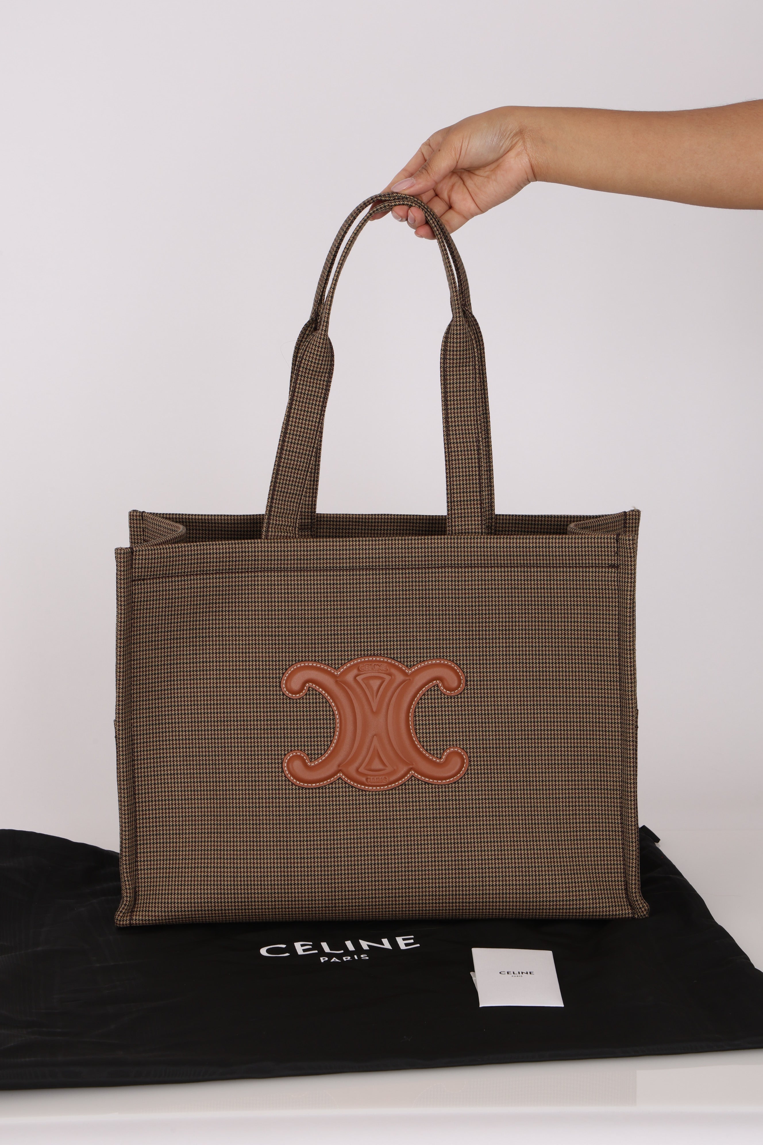Celine Large Cabas Thais Tote Canvas