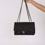 Chanel Jumbo Single Flap Black Caviar SHW