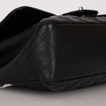 Chanel Jumbo Single Flap Black Caviar SHW