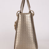 Dior Medium Lady Gold Metallic