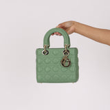 Dior Small Lady Green Lambskin