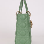 Dior Small Lady Green Lambskin