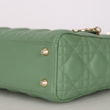 Dior Small Lady Green Lambskin