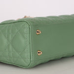 Dior Small Lady Green Lambskin