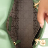 Dior Small Lady Green Lambskin