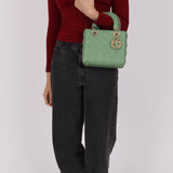 Dior Small Lady Green Lambskin