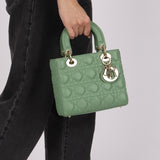 Dior Small Lady Green Lambskin