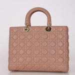 Dior Large Lady Dusty Pink Lambskin